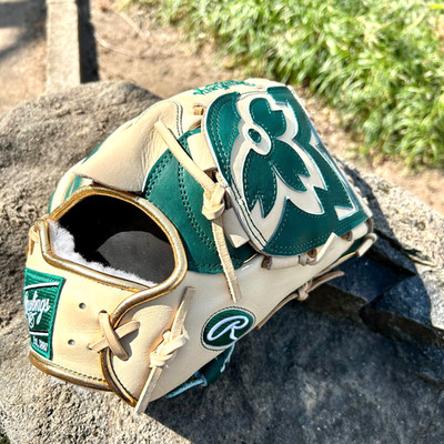 Rawlings Heart of the Hide PRO EXCEL Wizard Pitcher Glove 11.75 RHT Green/Camel