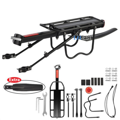 #ad #ad Rear Bike Rack Bicycle Cargo Rack Luggage Carrier Holder Seat Frame Pannier $17.99