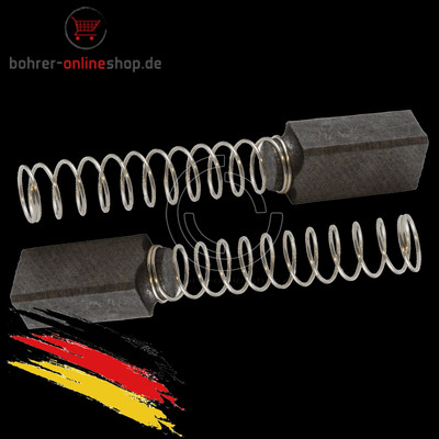 2x carbon brushes for Black&Decker 6x8x14.5/17mm  (4051435053648)