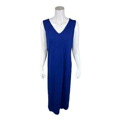 slub knit maxi dress Belle by Kim Gravel Petite with Pockets Nautical Navy PS Sz mens formal shoes