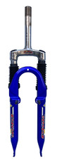 24" Chilli MTB Bicycle Suspension Fork 1" (22.2mm) Threaded 145mm Steerer Blue