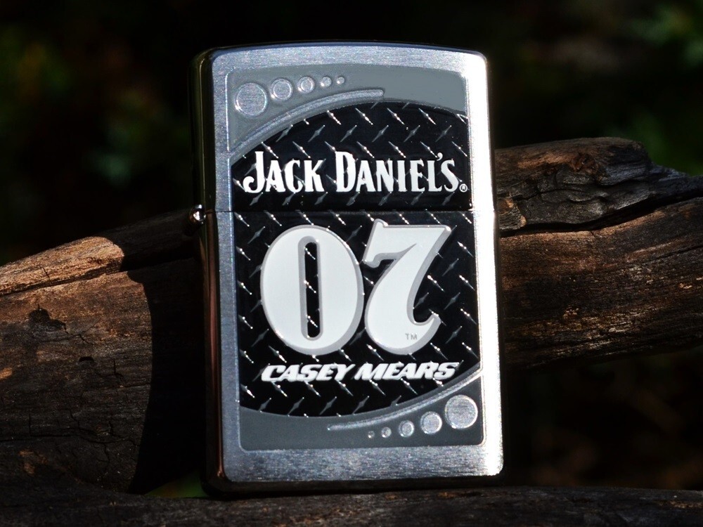 Jack Daniels Racing Zippo Lighter - Casey Mears - NASCAR - Chevy
