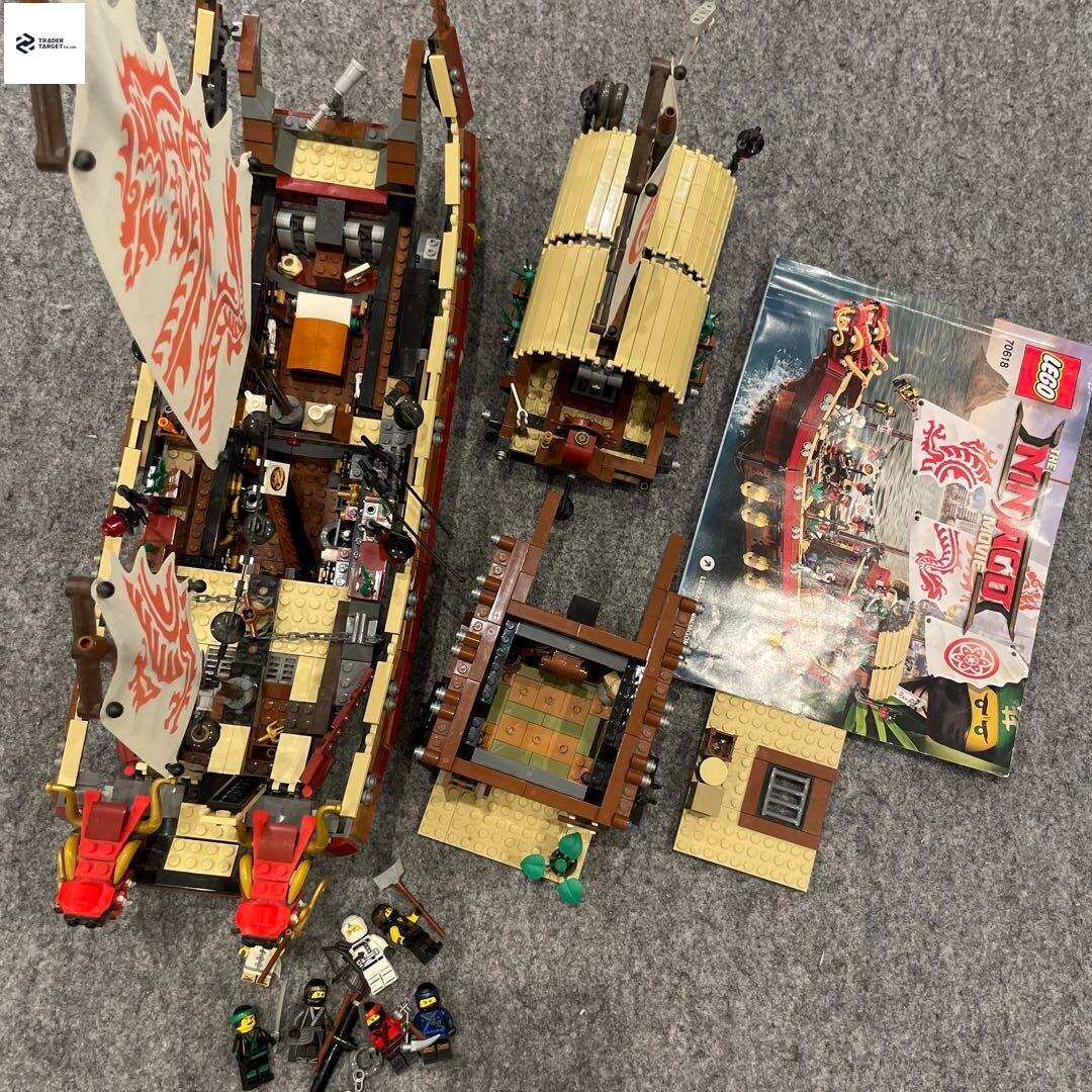 LEGO The LEGO NINJAGO Movie Destiny's Bounty 70618 In 2017 Used