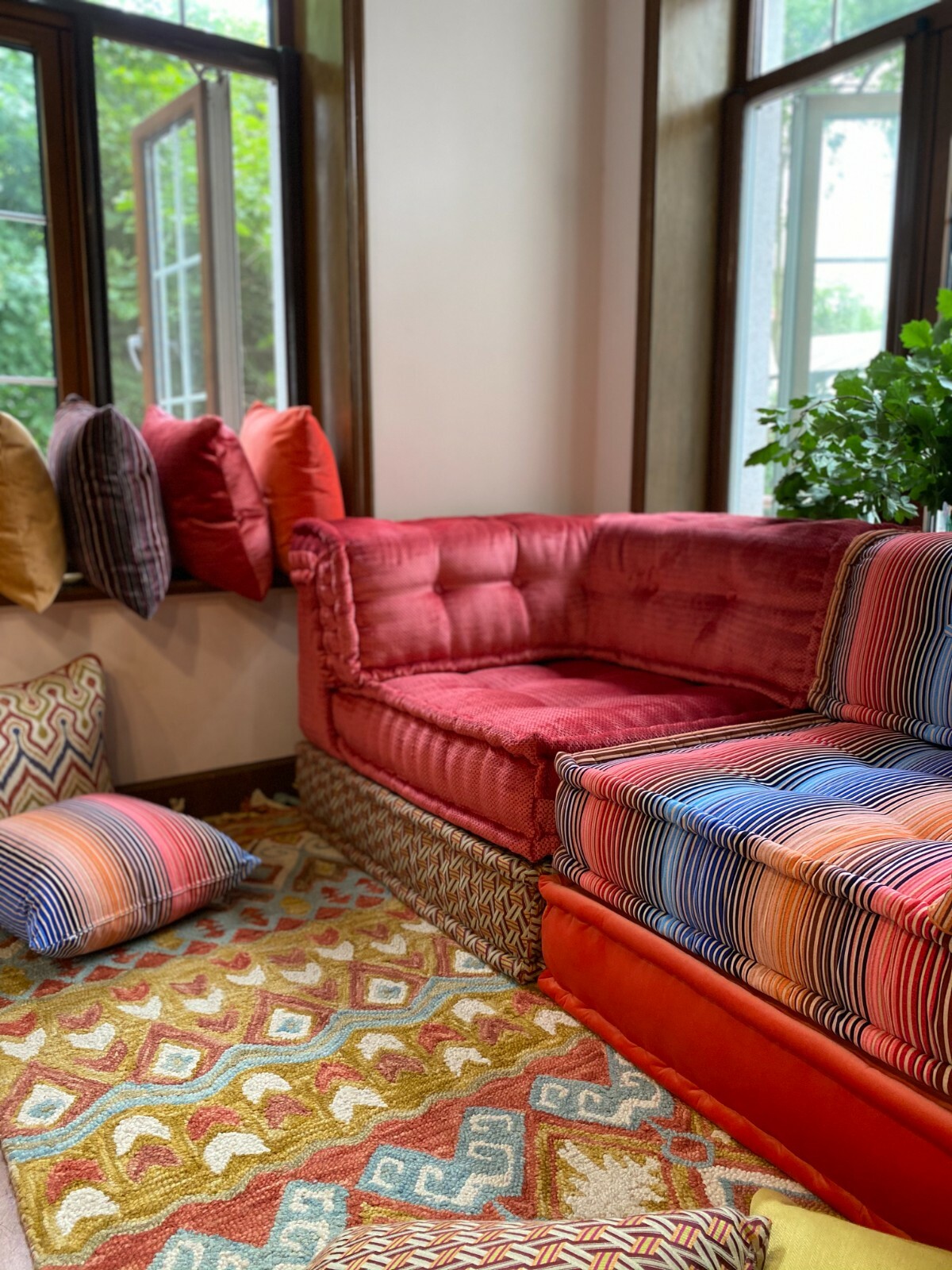 Custom size Outdoor Mah Jong sofa Buildable Sectional Modular Composition Couch eBay