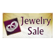 Vinyl Banner Multiple Sizes Jewelry Sale Outdoor Advertising Printing E Business