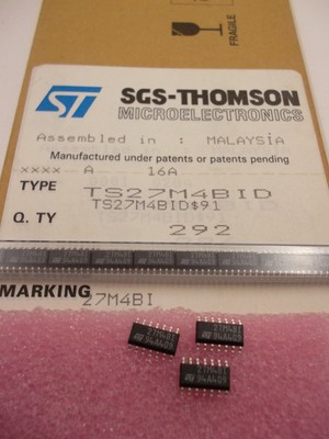 10 pieces TS27M4BID PREC. LOW POWER CMOS QUAD OP AMP TLC27M4 LMC660 NEW  ~
