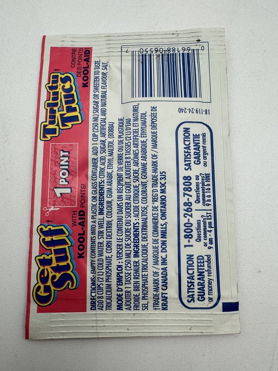 Kiwi☆他の方購入しないでください。 Vintage 90s Kool-Aid Strawberry Kiwi Flavor Canadian Packet NOS | eBay
