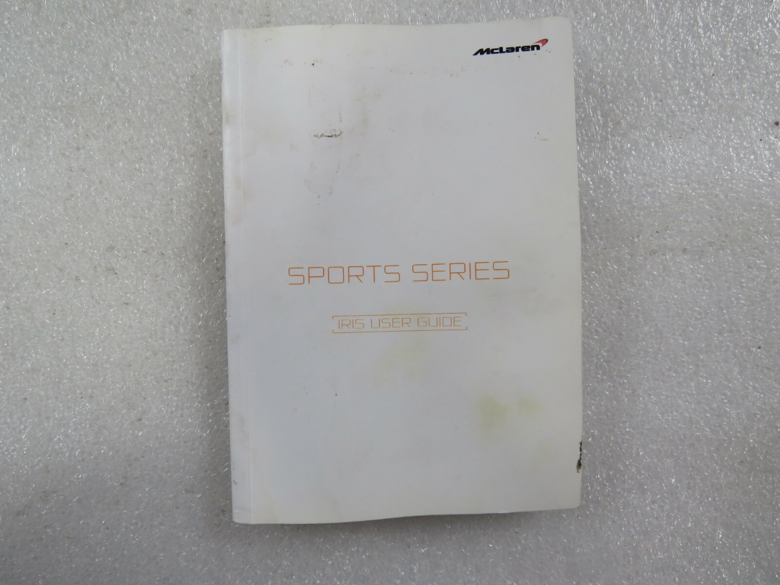 Mclaren 570S, IRIS User Guide, Used, P/N 13Q0168CP