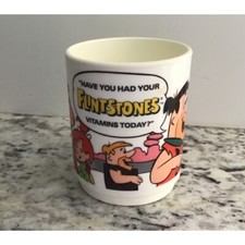 1988 FLINTSTONE CUP Hanna Barbera Prod. Made in USA DEKA Elizabeth NJ