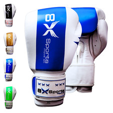 8XSport Leather Boxing Gloves Professional MMA Sparring Punch Bag Training Fight