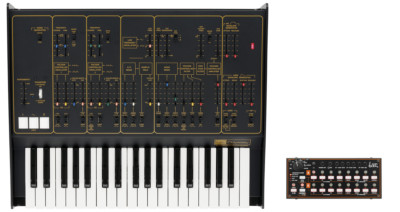 Korg ARP Odyssey FSQ full size 37 keys Synth FS Rev 2 BK/Gold w