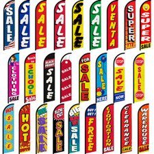 Sale Windless Advertising Swooper Flag Sale Here Summer Sale Here