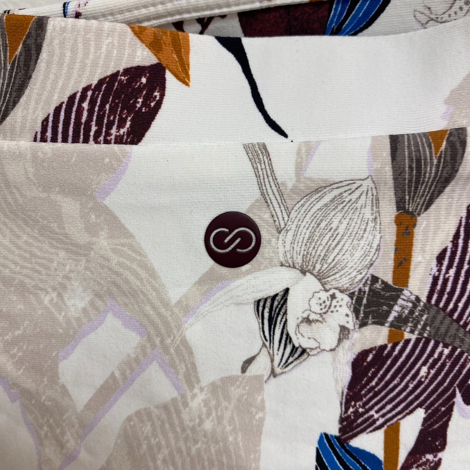 Calia Women's Bikini Top Bandeau Tankini Island Botanical Multi WSA23304PRT - Image 3 of 4