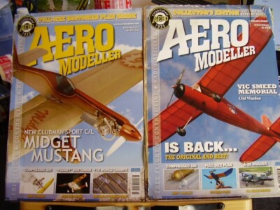 2 X AEROMODELLER MODEL AIRCRAFT MAGAZINES 2013 JAN FEB MAR APR  1935 NOV REPRIN