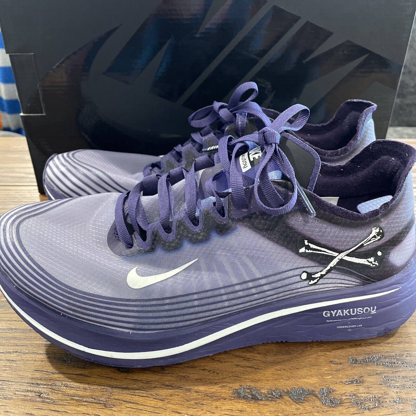 Men&#039;s 8 Nike Gyakusou x Zoom Fly SP &#039;Ink&#039; Undercover Lab Shoes AR4349-500 | eBay