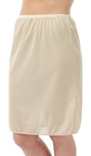 Ladies BHS Cling Resist Approx' 22" Half Slip Underskirt Nude Sizes 12 16