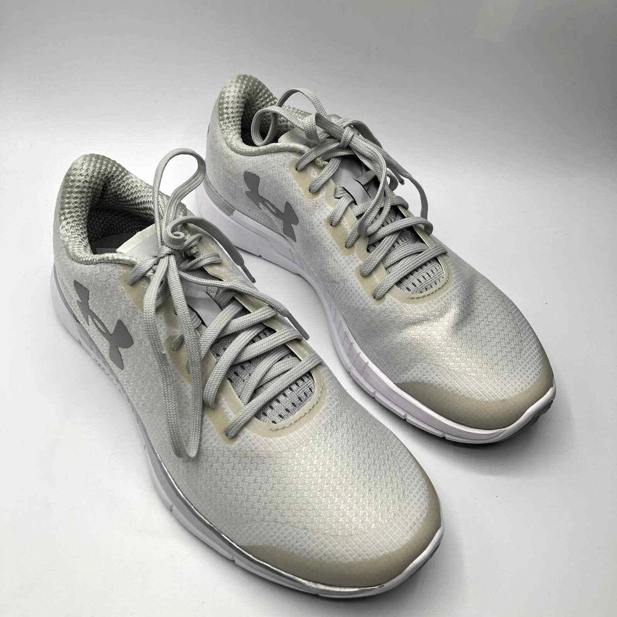 Under Armour Women s YMUV Sneakers Lace Up Gray 8 eBay