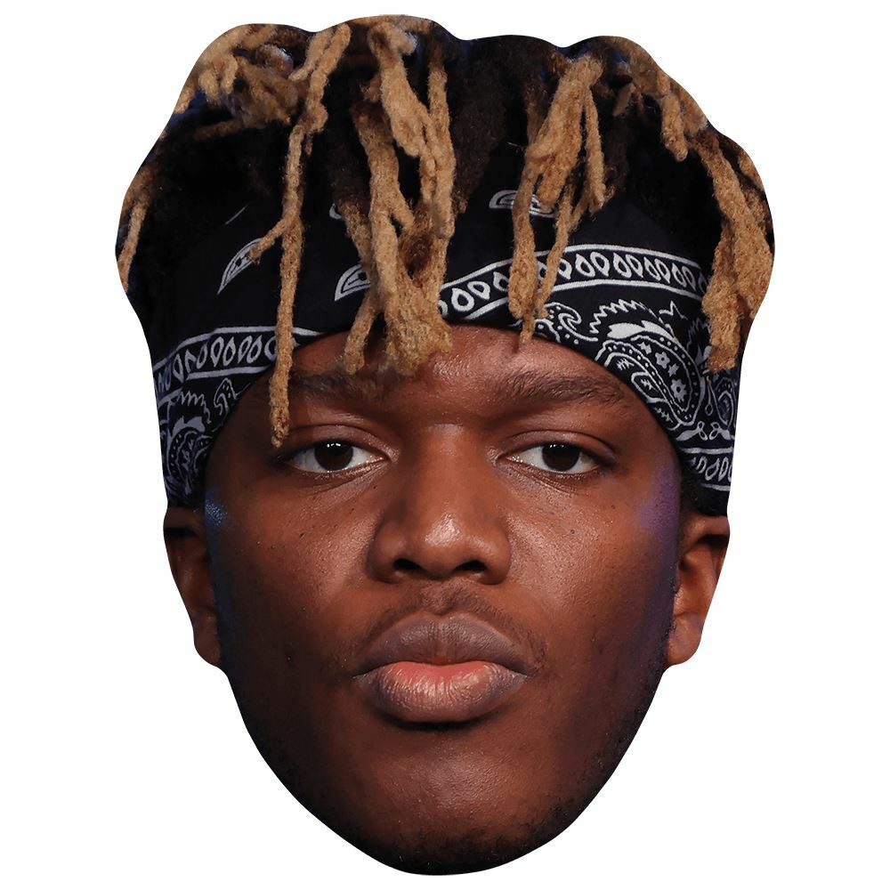 KSI (Bandana) Maschere di persone famose, facce di cartone