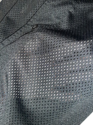 VU BADGER SPORT Button Down Practice Jersey Black Gray Shirt Mesh Size XS - Picture 5 of 8