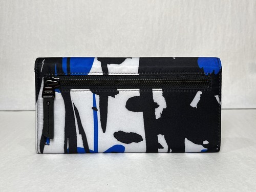 TUMI Vista Nylon und Leder Klappe Continental Geldbörse Misotro Print 120794-7709 - Bild 5 von 8