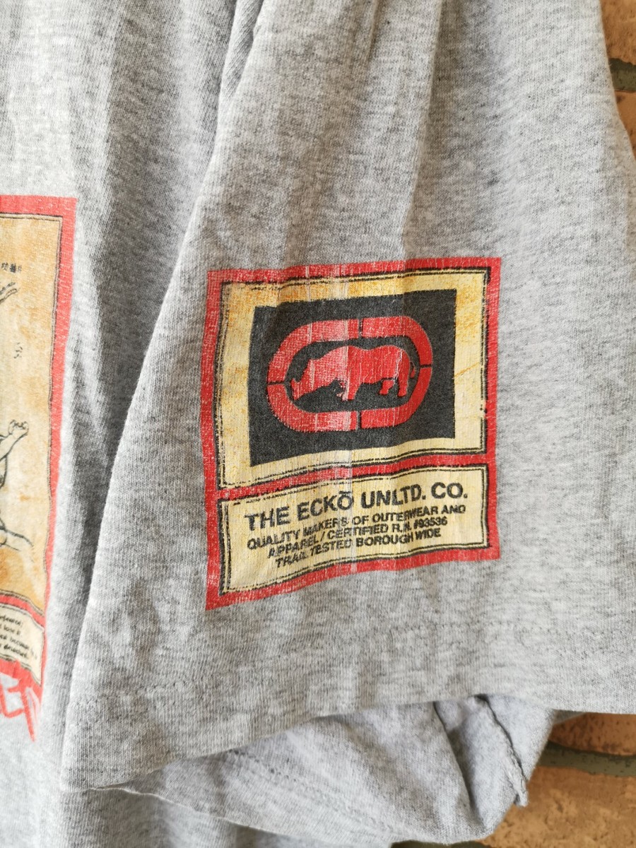 VINTAGE 90s ECKO UNLTD MADE USA STREET WEAR GRAFFITI HIP HOP