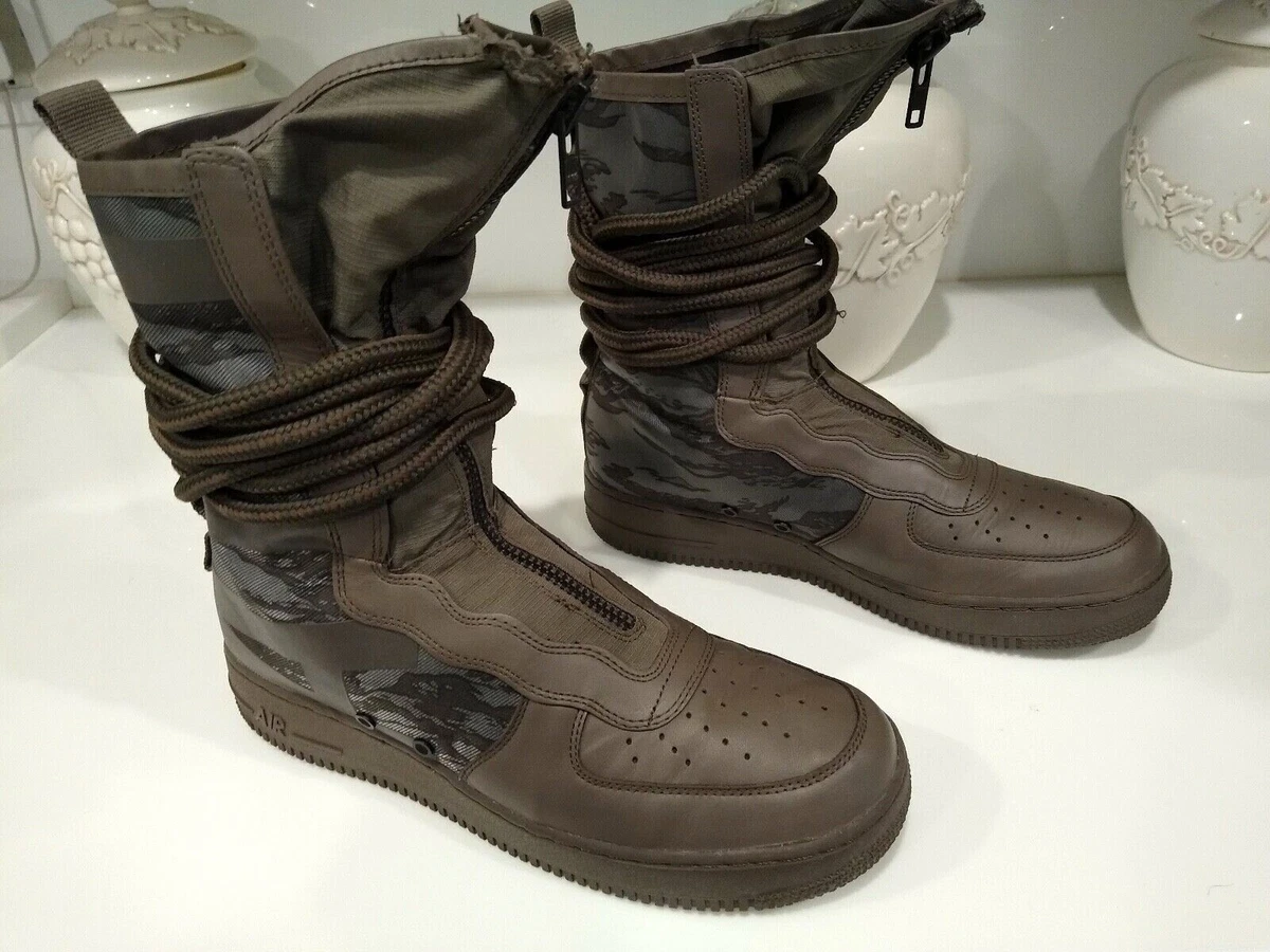 Vakman opladen Rijp Nike SF Air Force 1 AF1 Hi Boots Men&#039;s Size 10.5 Athletic Military  Camouflage | eBay