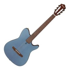 Ibanez FRH10N-IBF Nylon Electric Guitar Indigo Blue Metallic Flat FR Hollow Body
