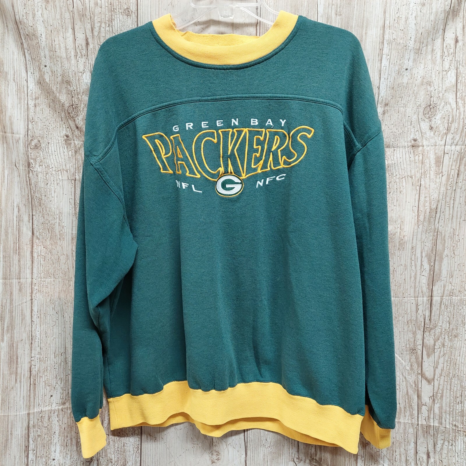Vintage Lee Sport Green Bay Packers Sweatshirt Mens Adult XLarge Green  Yellow | eBay