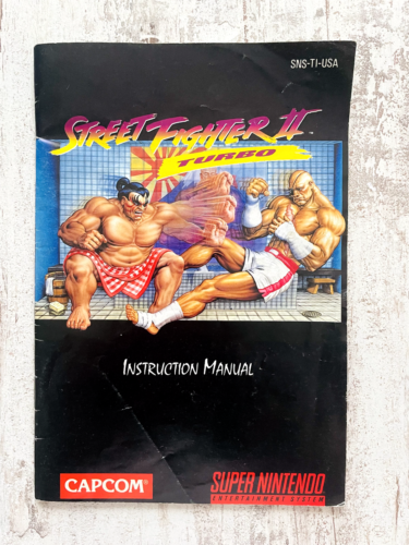 1994 Street Fighter II Turbo Notice Super Nintendo - Picture 1 of 4