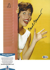 CAROL BURNETT - COMEDY LEGEND - SIGNED 8x10 SHOW PHOTO D PROOF BECKETT COA BAS