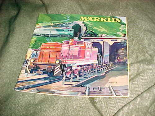 1963/4 MARKLIN ZUGKATALOG - 60 SEITEN - VOLLFARBE