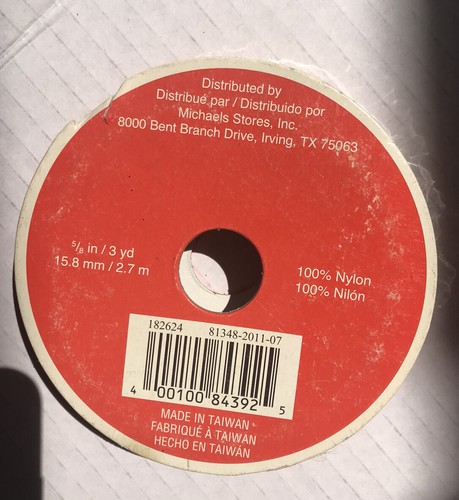 Solid, Striped, Shimmer, Polyester , Nylon And Jute Crafting Ribbons Set Of 12 - Picture 14 of 24