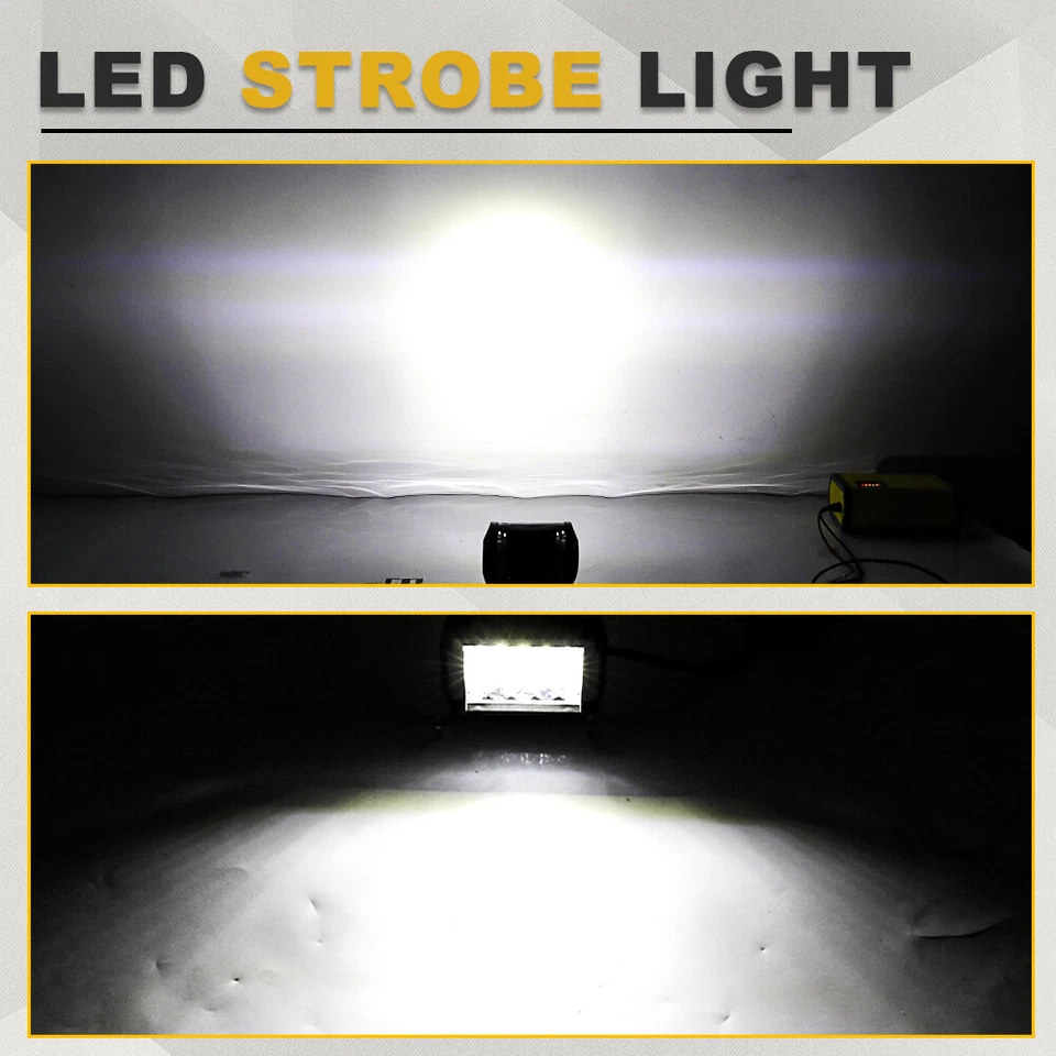 Combo de cápsulas de luz de trabajo LED de 4" niebla todoterreno para Hummer H1 H2 H3 Humvee AM General Foto 2 de 4