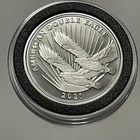 American Double Eagle 1/2 Troy Oz .999 Fine Silver Coin Round Medal Liberty Bell