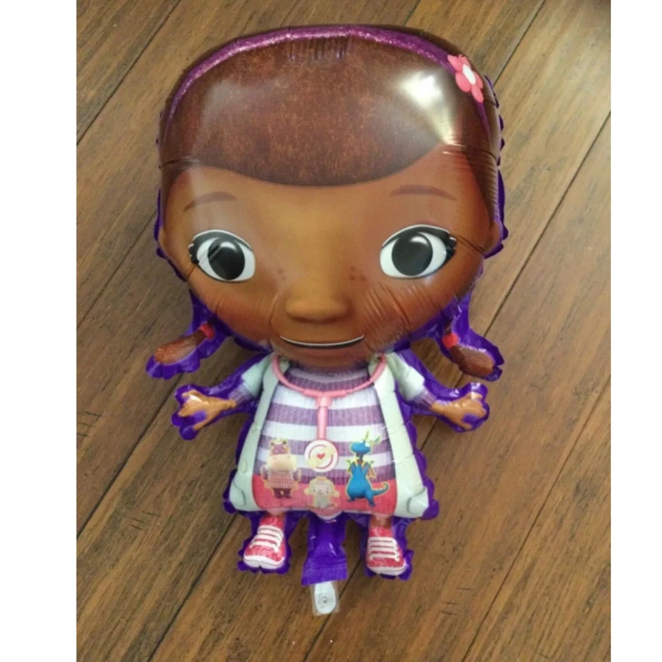 4 шт. Doc McStuffins Товары для Вечеринки День Рождения Воздушный шар Букет Украшения для Девочки - Изображение 3 из 4