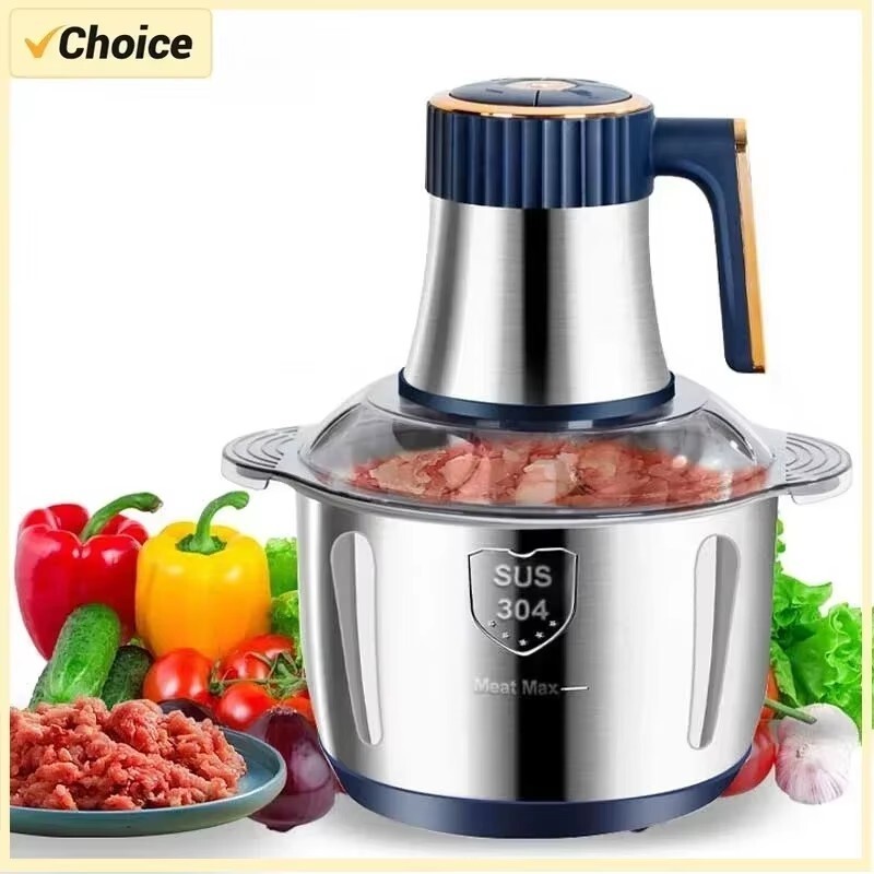 Hachoir à viande électrique 5L en acier inox pour la cuisine de grande capacité