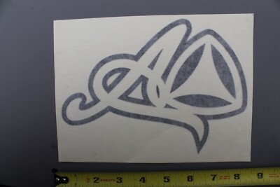 ACTIVE Ride Shop Black Logo Original Vintage Skateboarding STICKER Window DECAL