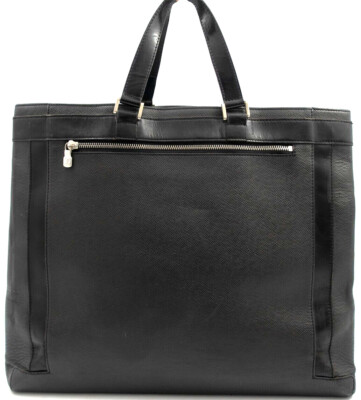 LOUIS VUITTON KASBEK GM TAIGA TOTE BAG SHOPPER HANDTASCHE TASCHE BLACK SCHWARZ