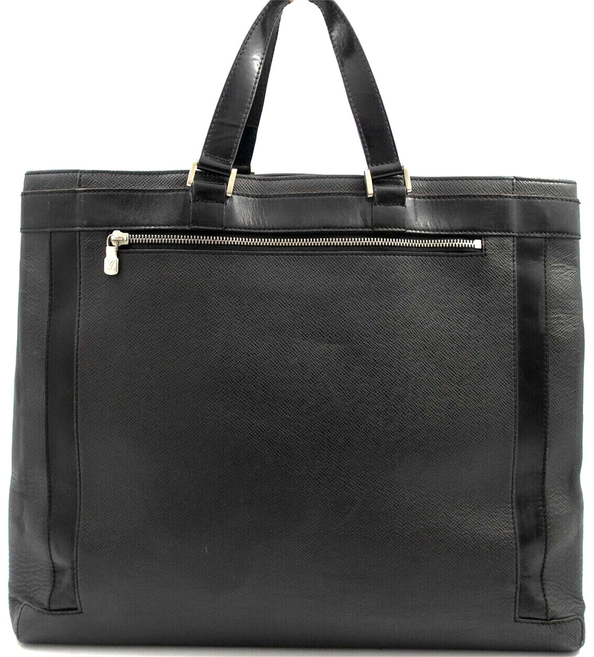 LOUIS VUITTON KASBEK GM TAIGA TOTE BAG SHOPPER HANDTASCHE TASCHE BLACK SCHWARZ - Bild 1 von 4