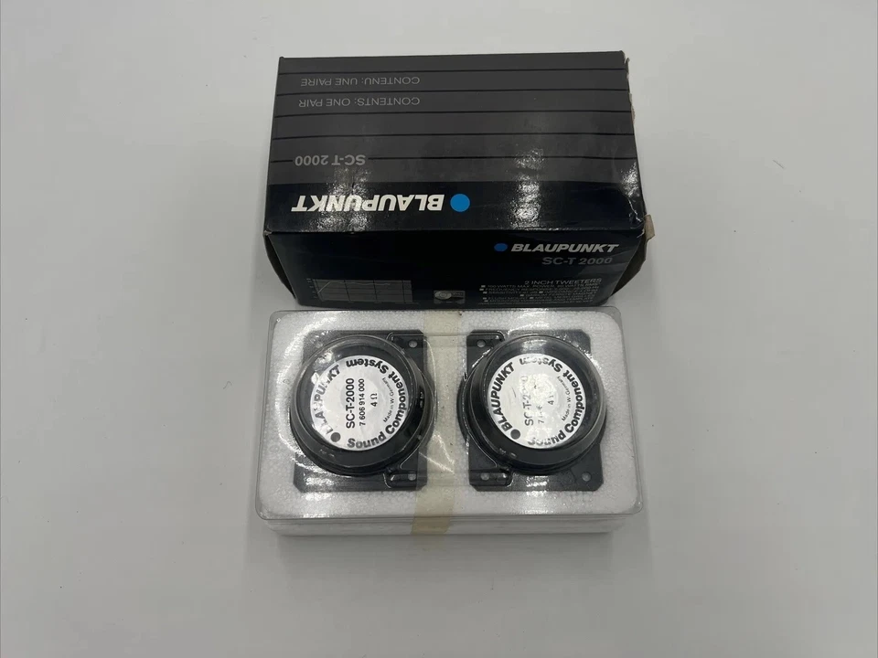 Blaupunkt SC-T 2000 2" Tweeters 100W 60W RMS NOS Made In Germany VTG - Image 4 of 4