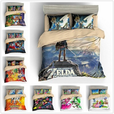 Super Mario 3d World Mario Odyssey Bedding Set Duvet Cover