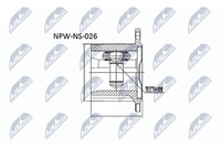 Gelenksatz Antriebswelle NTY NPW-NS-026 FüR T30 Trail Nissan 1 Maxima QX 5 A33 3
