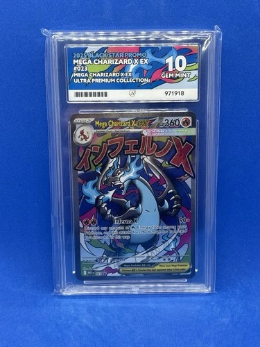 Mega Charizard X EX | ACE 10 | MEP 023 | Mega Charizard X EX | UPC | Pokemon TCG