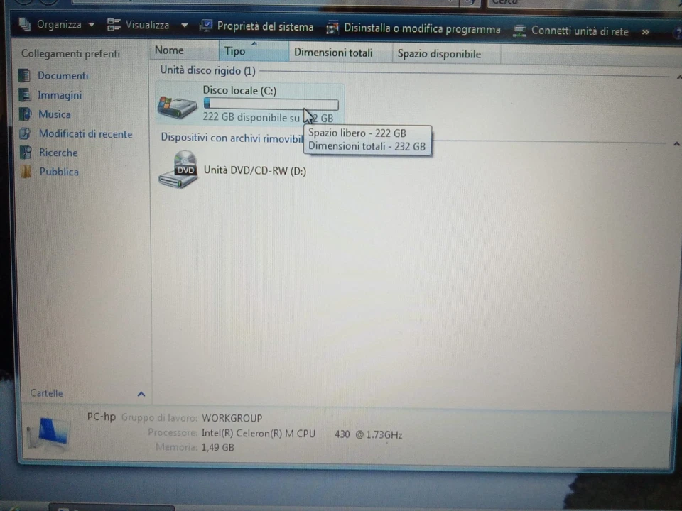 2 PORTATILI HP COMPAQ NX 7300 + NX 7400 - Immagine 4 di 4