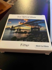 ICE 55mm UV IR Cut Filter Optical Glass Multi-Coated MC 55 Hot Mirror