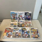 Lot of 10 Nintendo Wii Games (Super Paper Mario, Mario Kart Mario Galaxy Rayman