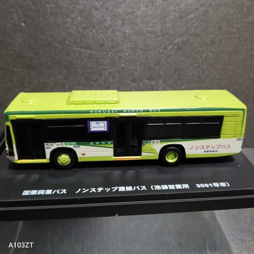 Kyosho 1/80 Tobu Bus Non-Step Kokusoku Ikebukuro Office Car No. 3001 Minicar - Picture 4 of 8