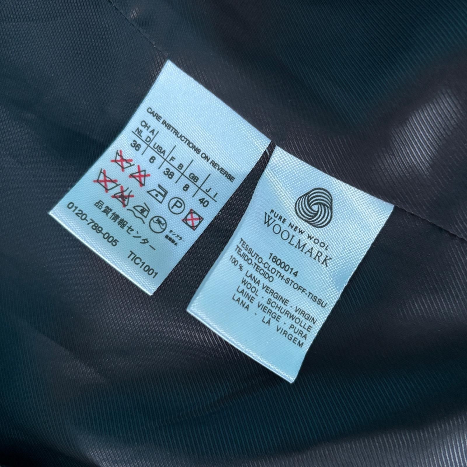 MaxMara Weekend Wool Herringbone Jacket Gray 40 W… - image 6