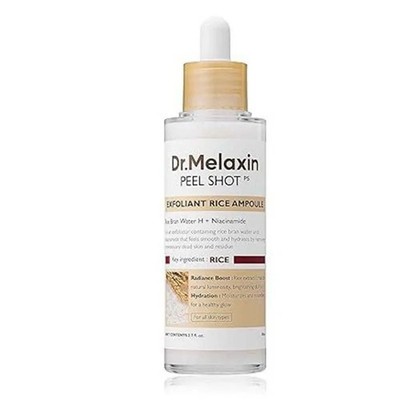 Dr.Melaxin PEEL SHOT-GLOW EXFOLIANT RICE AMPOULE(WHITE RICE/BLACK RICE)