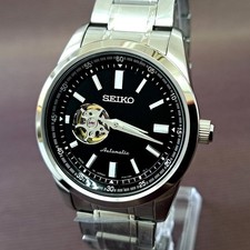 SEIKO SCVE053 Automatic 42mm Stainless Steel 10 BAR Water Resistant Black Dial